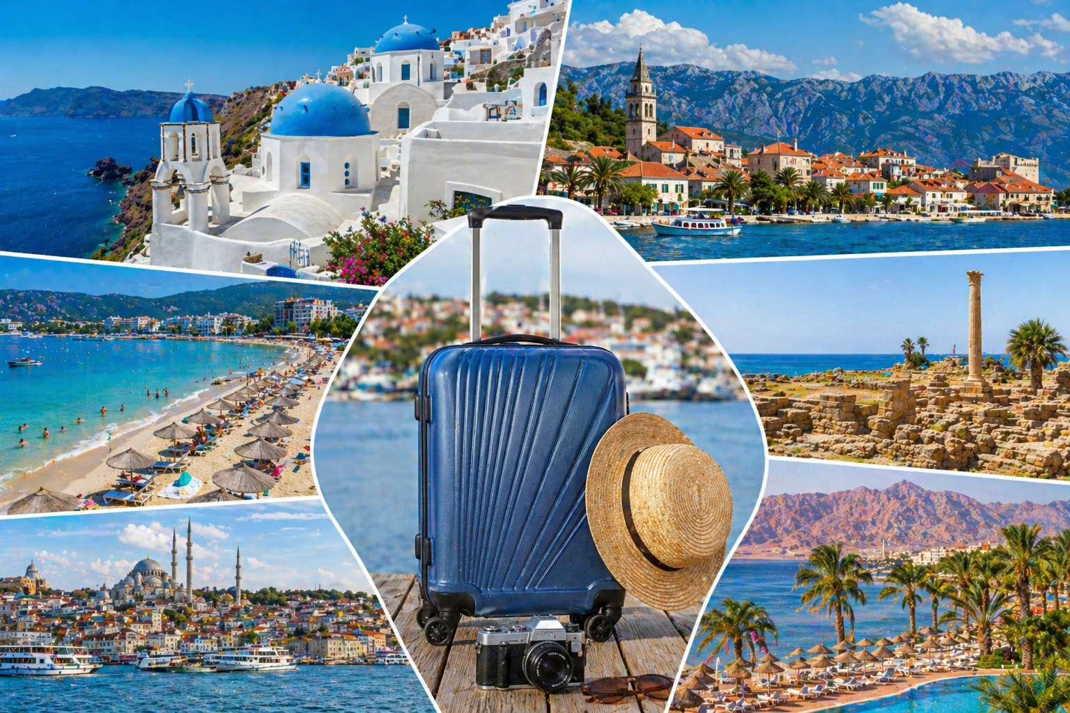 Popular summer travel destinations for Serbian tourists